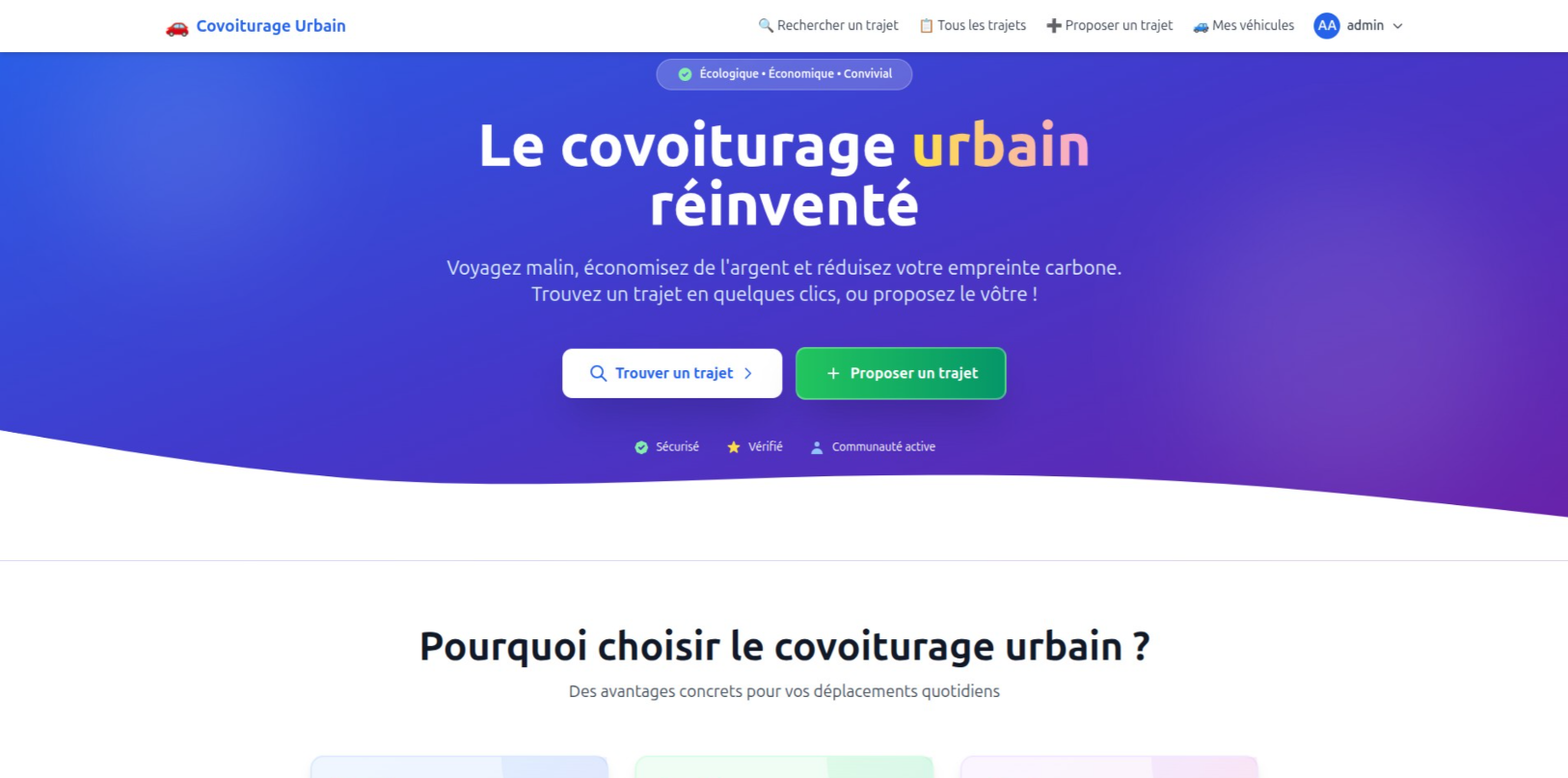 Le covoiturage urbain réinventé 